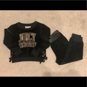 Toddler Velour Juicy Couture Sweatsuit